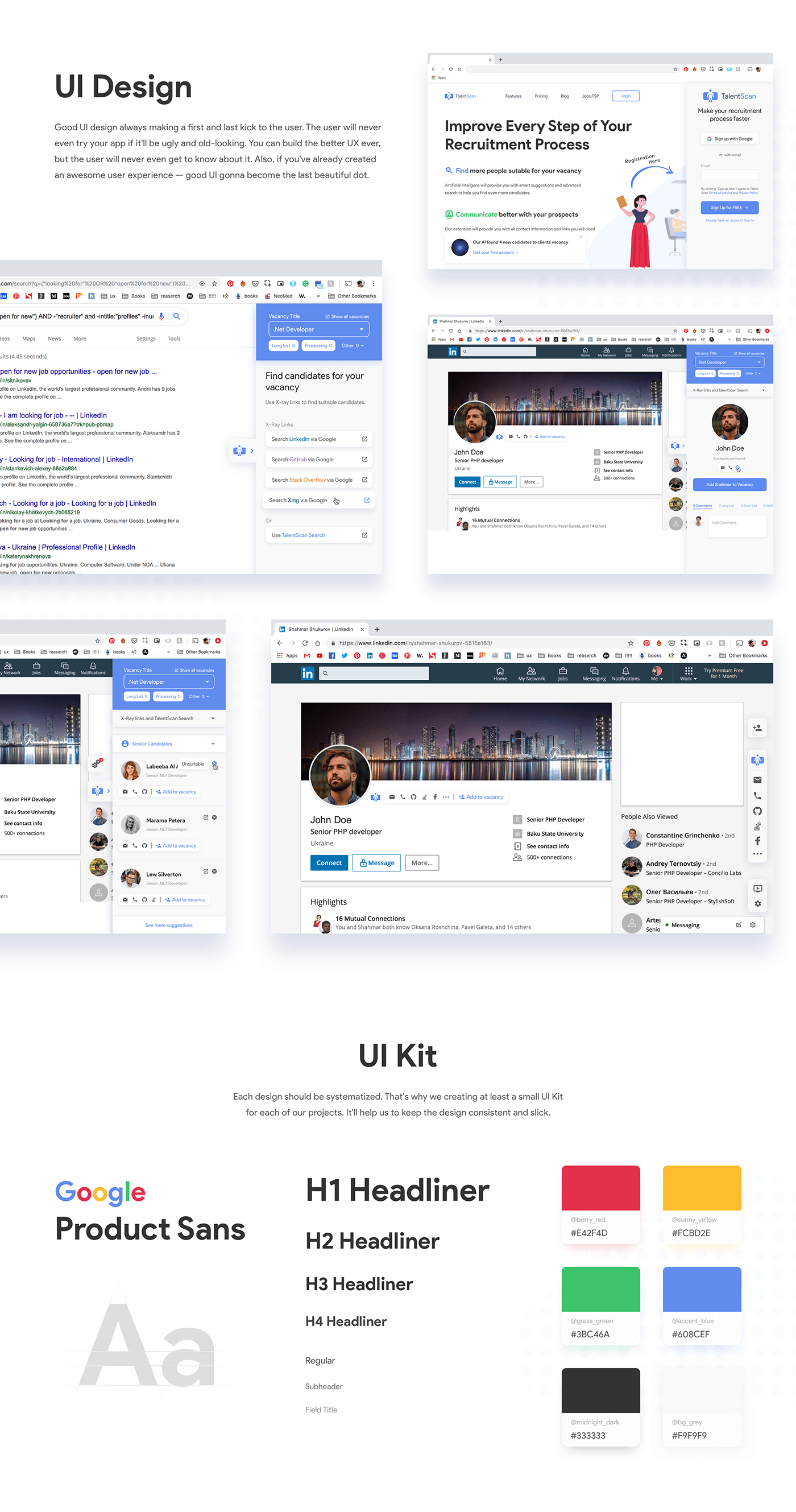 case Case Study chrome chrome extension material plug-in study UI/UX user experience ux/ui