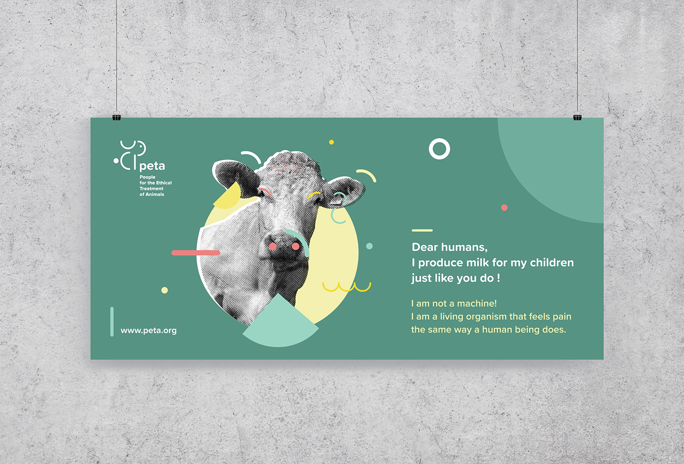 animal rights bilboard Campaign Design City Light collage design graphic design  ILLUSTRATION  logo Peta