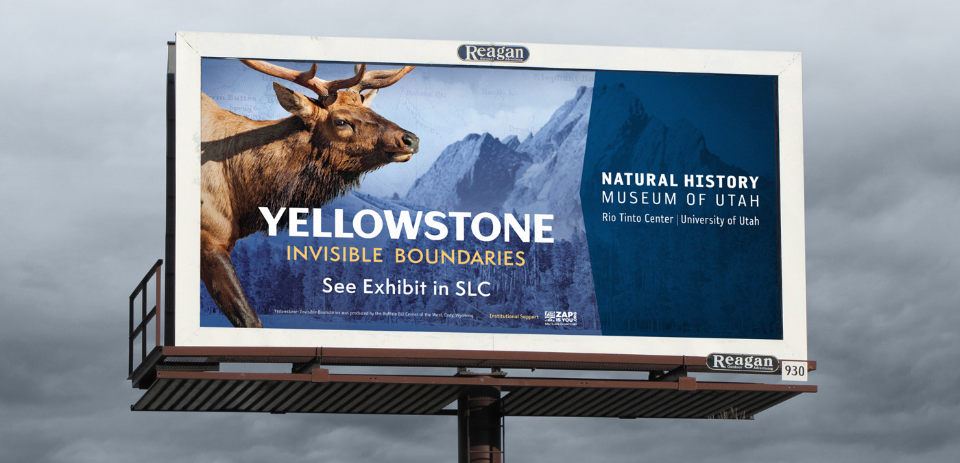 antelope bilboard bison deer elk exhibit museum National Park Yellowstone
