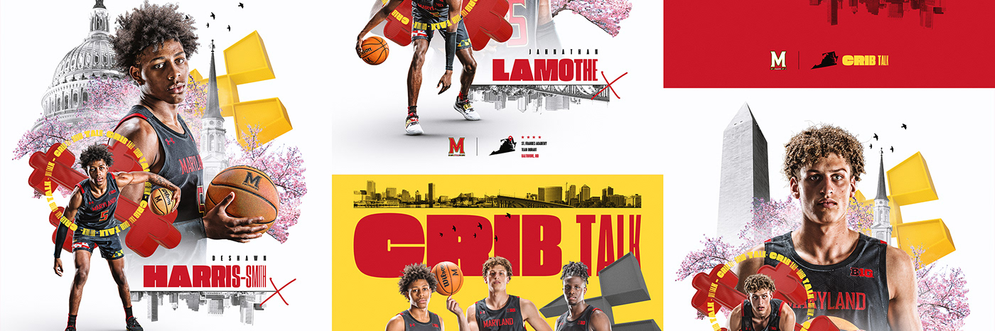 3D basketball graphic design  maryland National Signing Day Sports Design