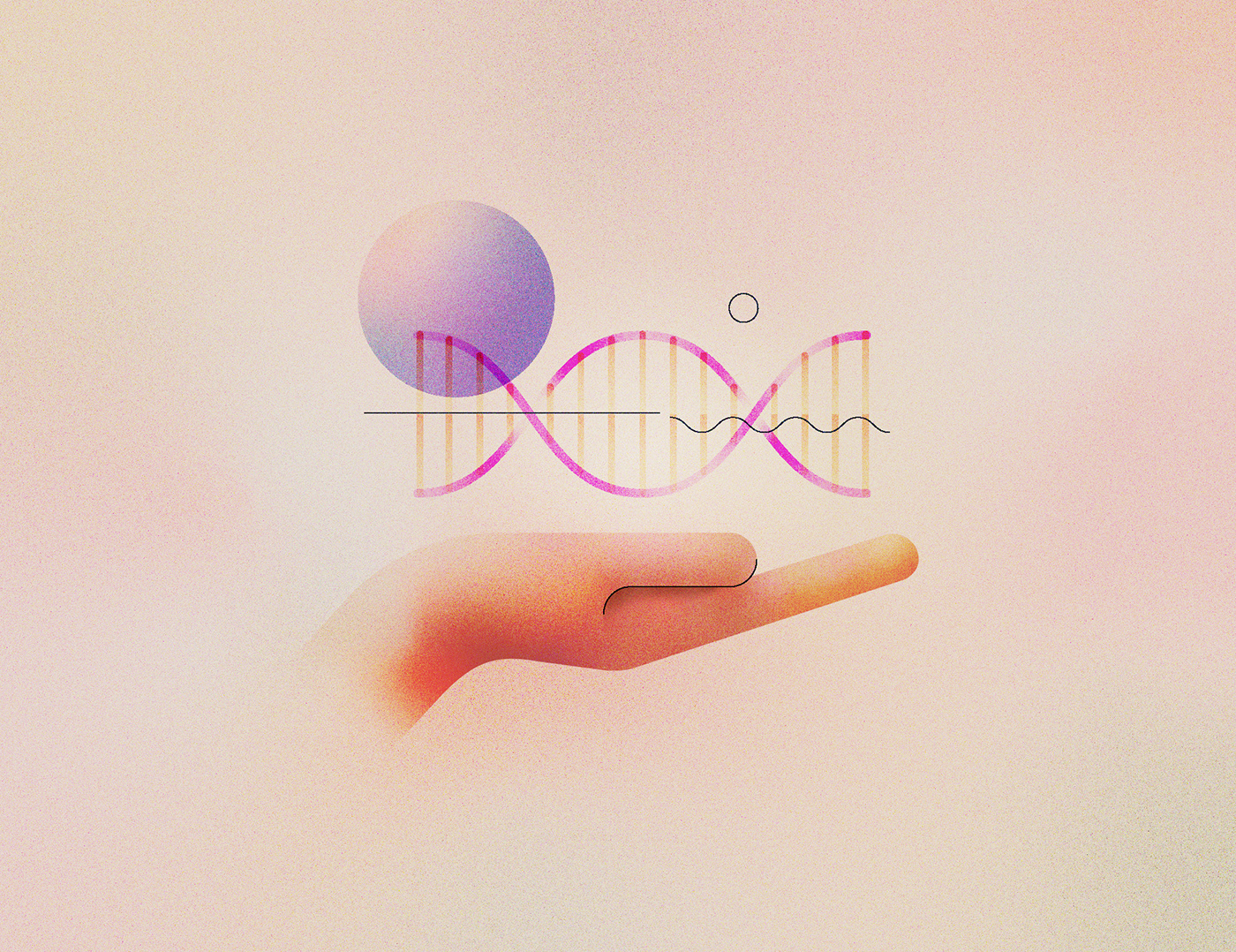 genetic Engineering  future genome ILLUSTRATION  conceptual CRISPR Gene science Technology