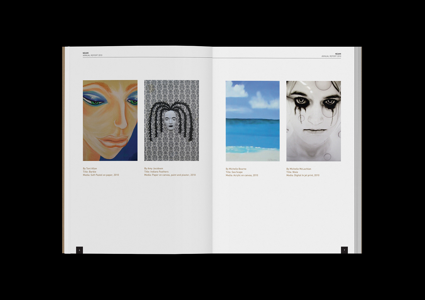 annual report design graphic design  typography   Layout editorial modern art sculputre artwork