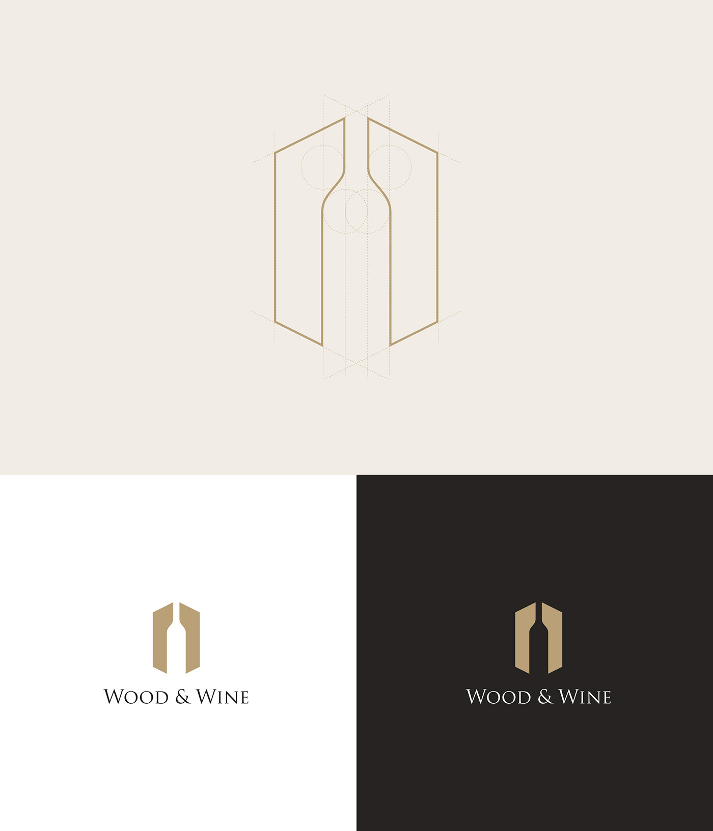brand logo visual identity rebranding Website wood wine wood&wine branding  business card