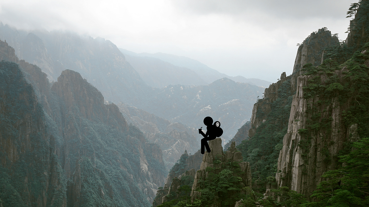 china mount huangshan Photography  asia Travel vector