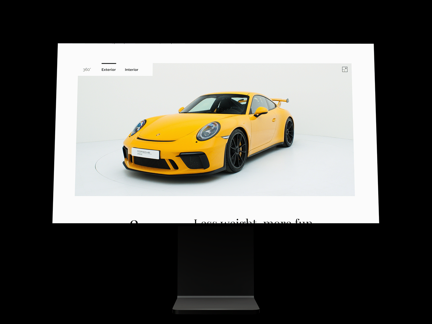 automotive   car car photography Car Website design lamborghini Porsche UI/UX Webdesign Website