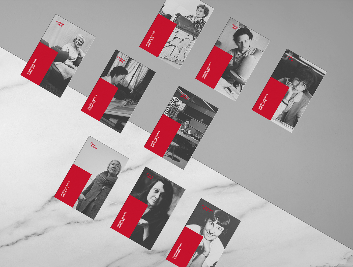 momowo identity Stationery clean modern culture programme Layout bold brand logo brochure print visual identity book