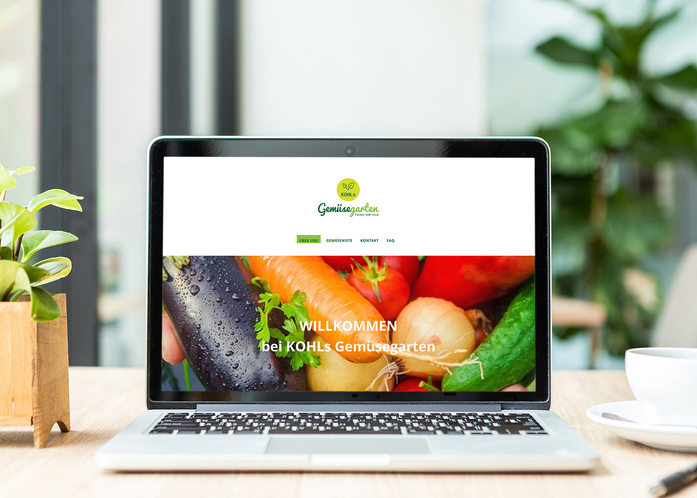 Webdesign für KOHLs Gemüsegarten