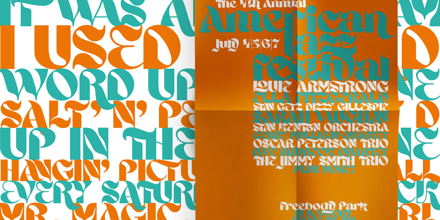letters Opentype typography   decorative exotic Original contrast poster logo branding 