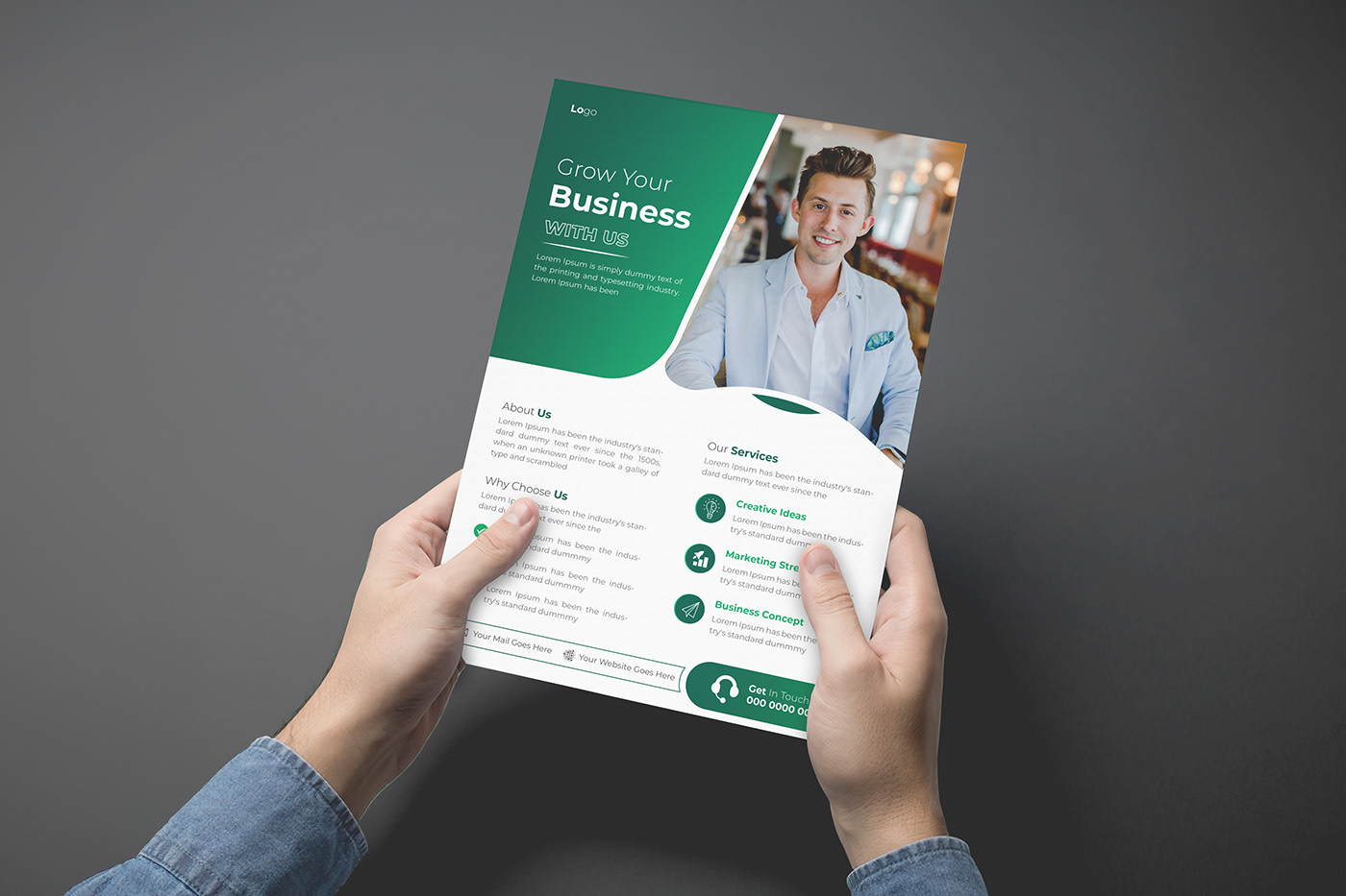 business flyer business Marketing flyer creative flyer corporate handbill leaflet brochure brochure design
