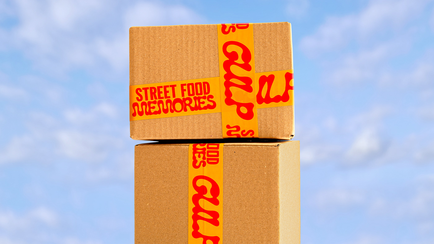 Advertising  brand identity branding  Food  logo Logo Design Packaging packaging design packaging mockup Street Food