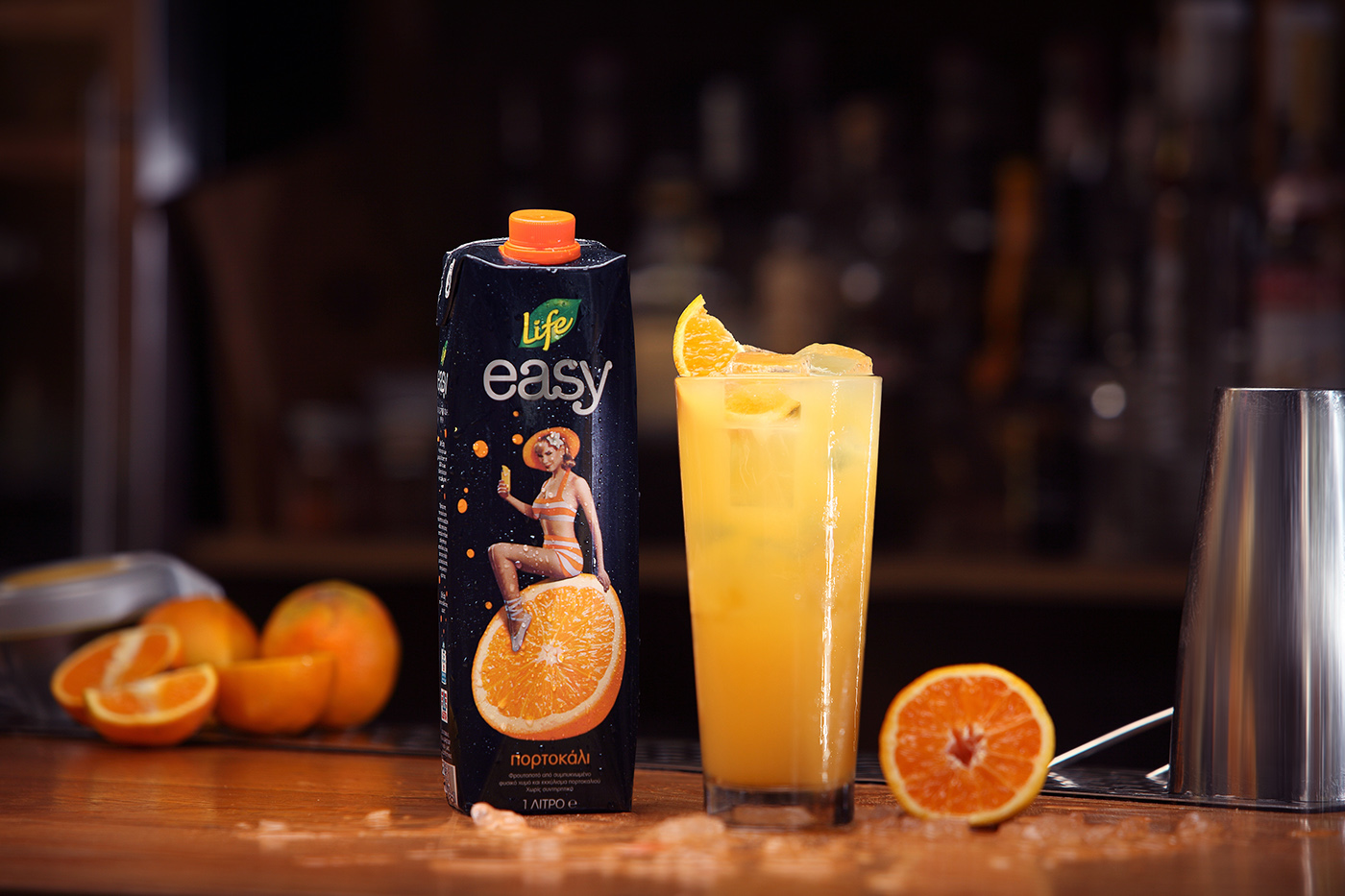juice pin-up Retro pinup girls TetraPak spyros doukas www.spoondesign.gr greek graphic design sexy concept professional cocktail fresh fruits drink