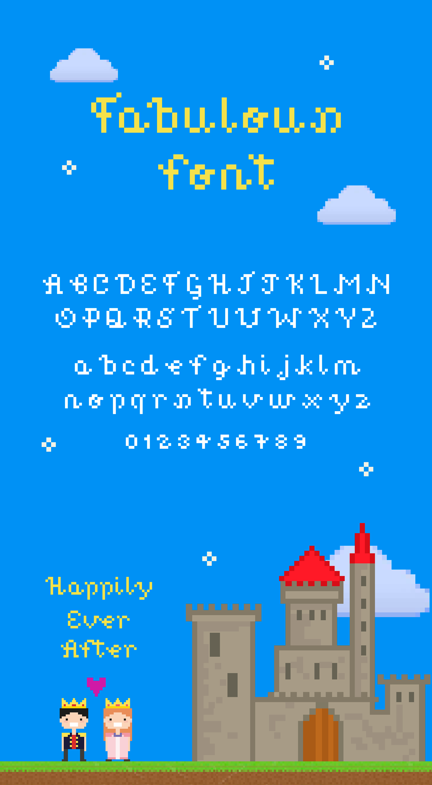 type font pixel