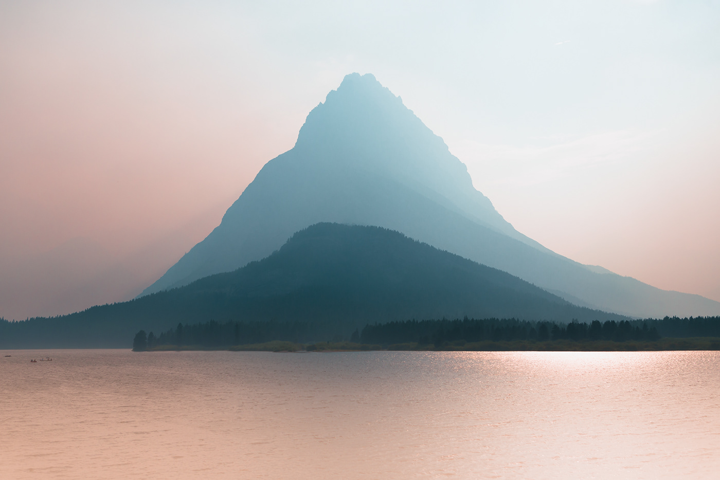 dreamy glacier national park landscape photography Montana mountains otherworldly Outdoor pastel surreal Travel
