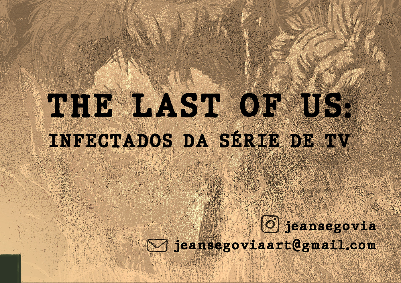 artwork body horror Digital Art  digital illustration hbo HBO max horror ILLUSTRATION  photoshop The Last of Us