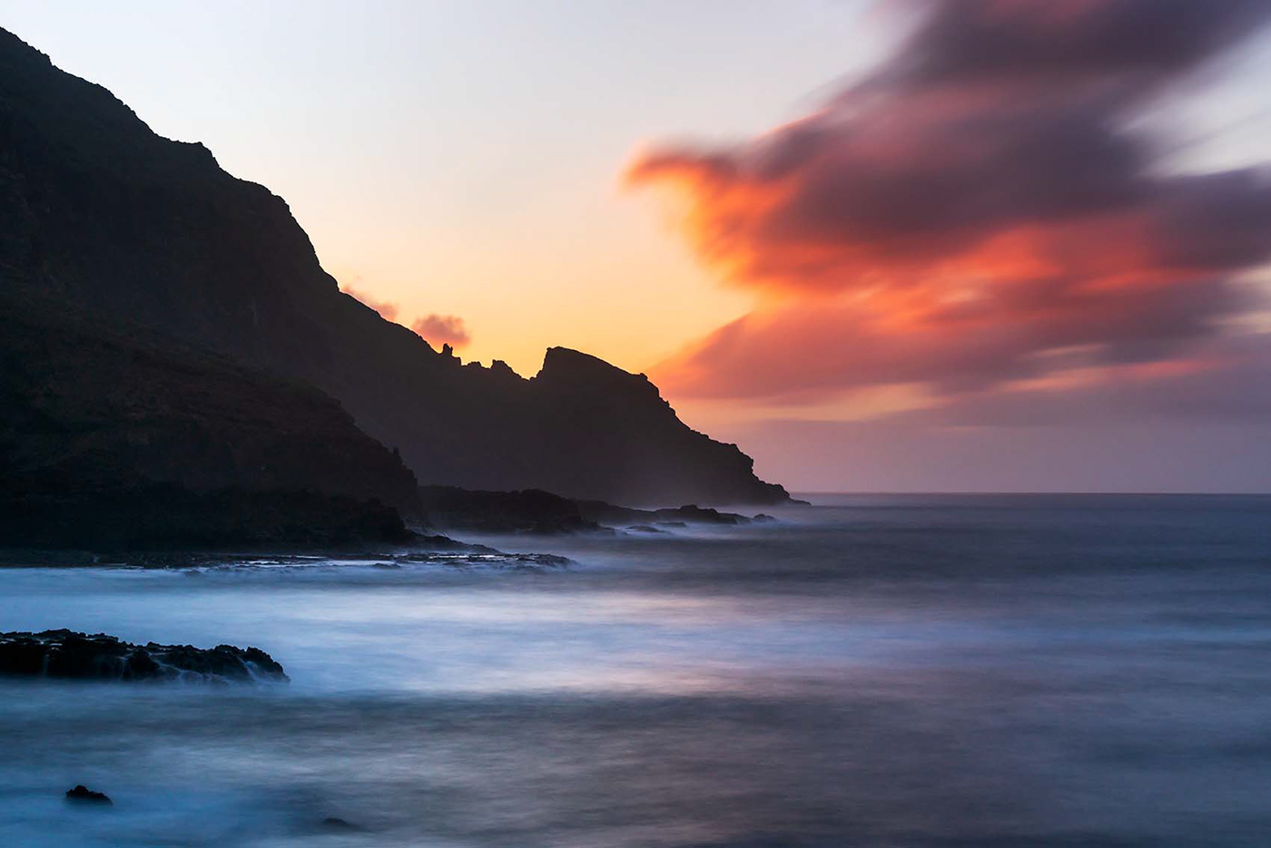 Landscape sunset La Palma canary Nikon Photography 
