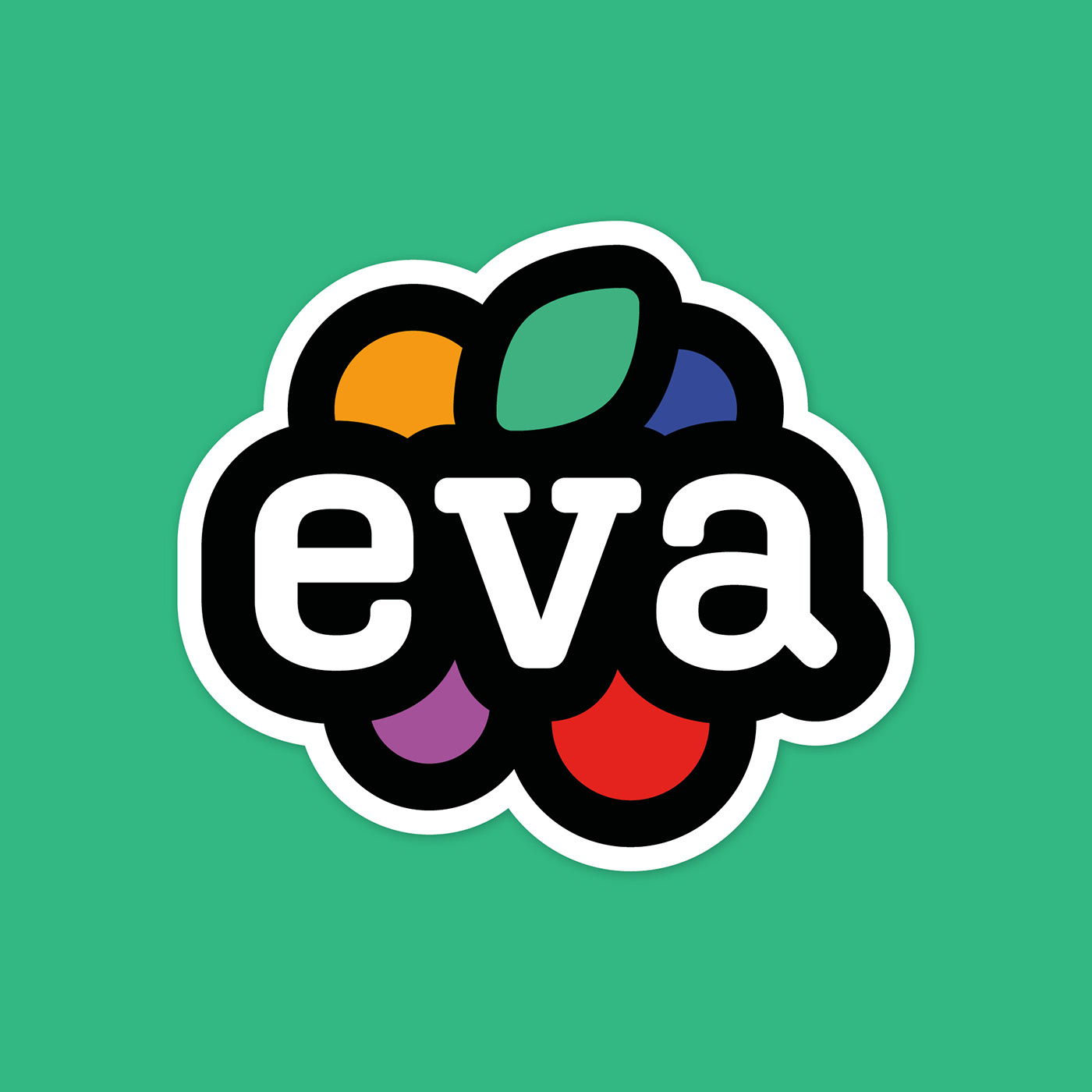 branding  logo identity vegan Plant Based Eva fruits fruity paradise studio Batau