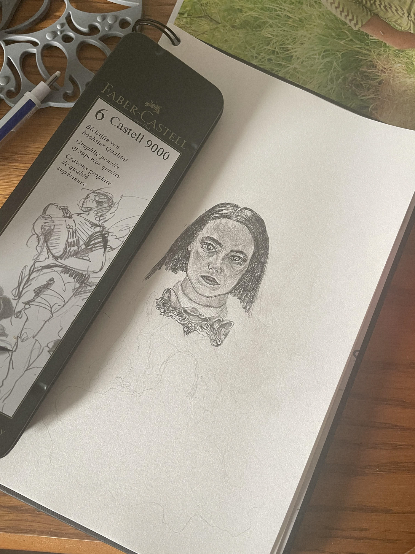 sketchbook poorthings портрет pencildrawing