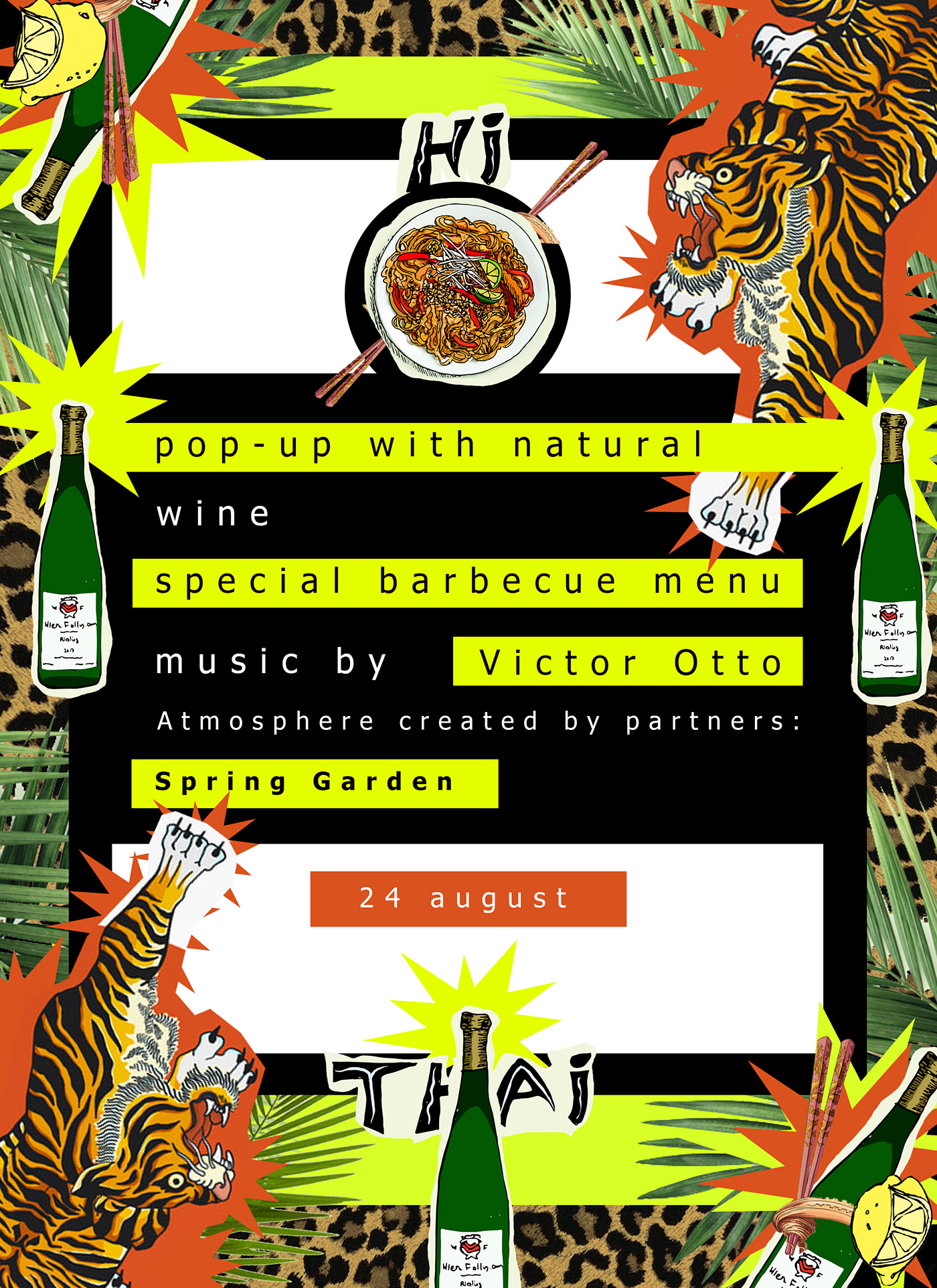 Event Poster graphic design  graphic design poster pop-up event poster poster Poster Design thailand cuisine poster