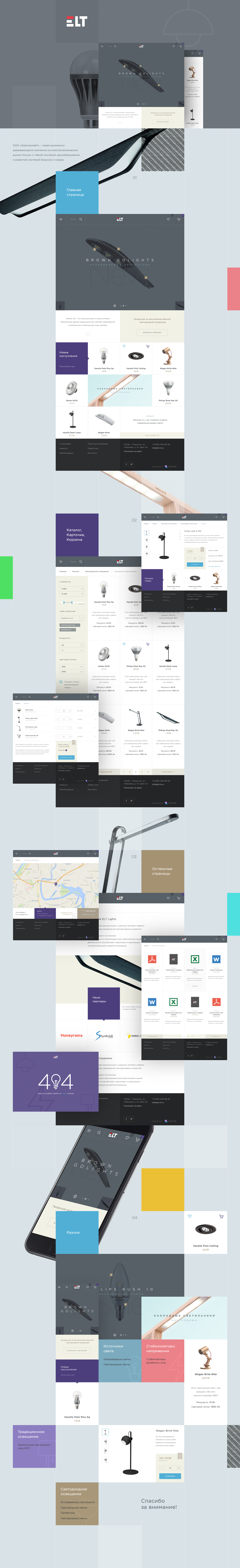 flat UI ux metro web-design Website Adaptive responsible online store e-commerce business clean promo Interface