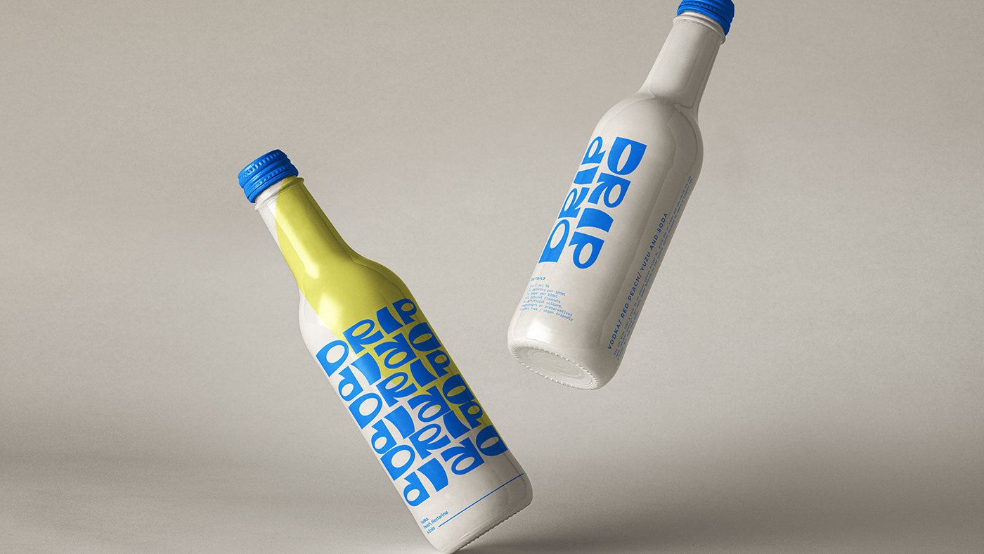 soda drink Packaging Brand Design drinks gin Label bottle alcohol Vodka