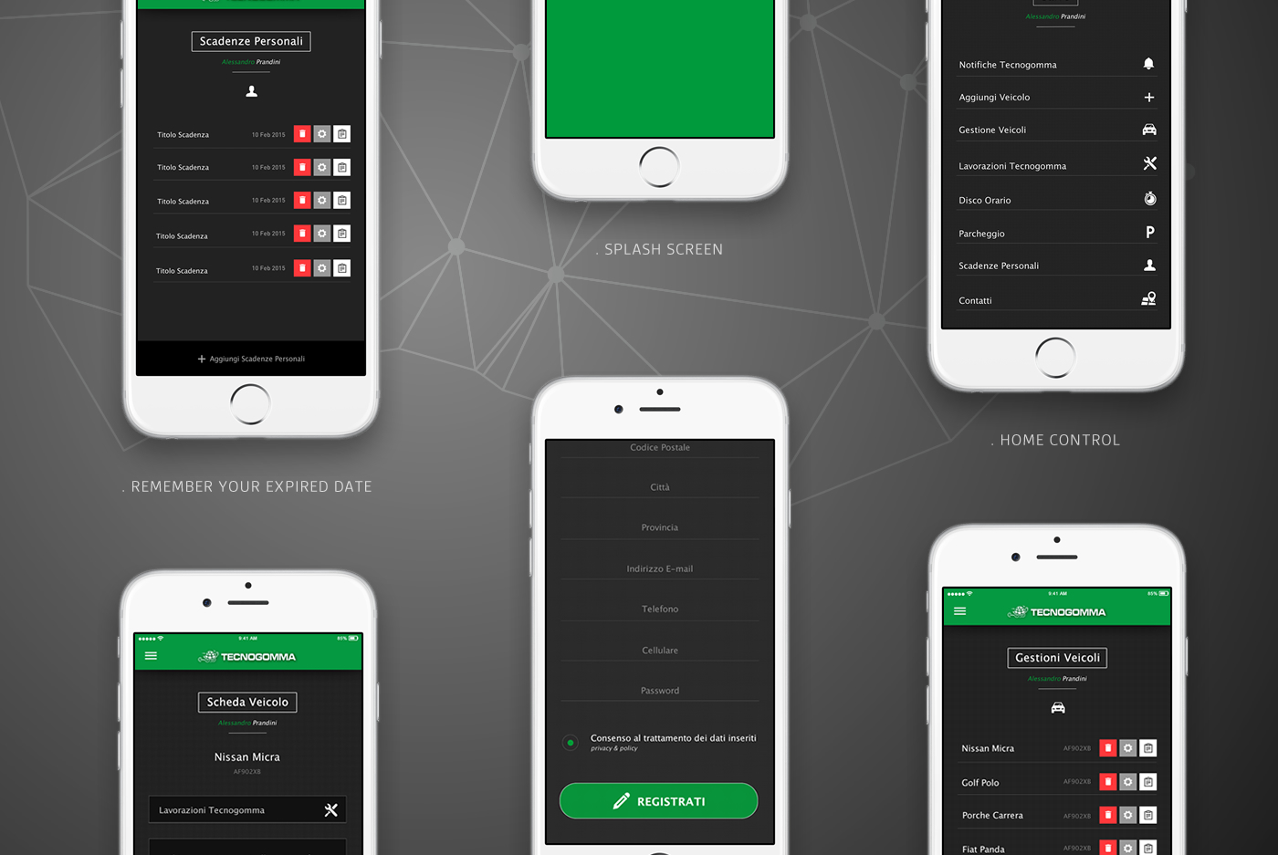 Mobile app iOS App Mobile Application design mobile app tecnogomma Android App flushdesign