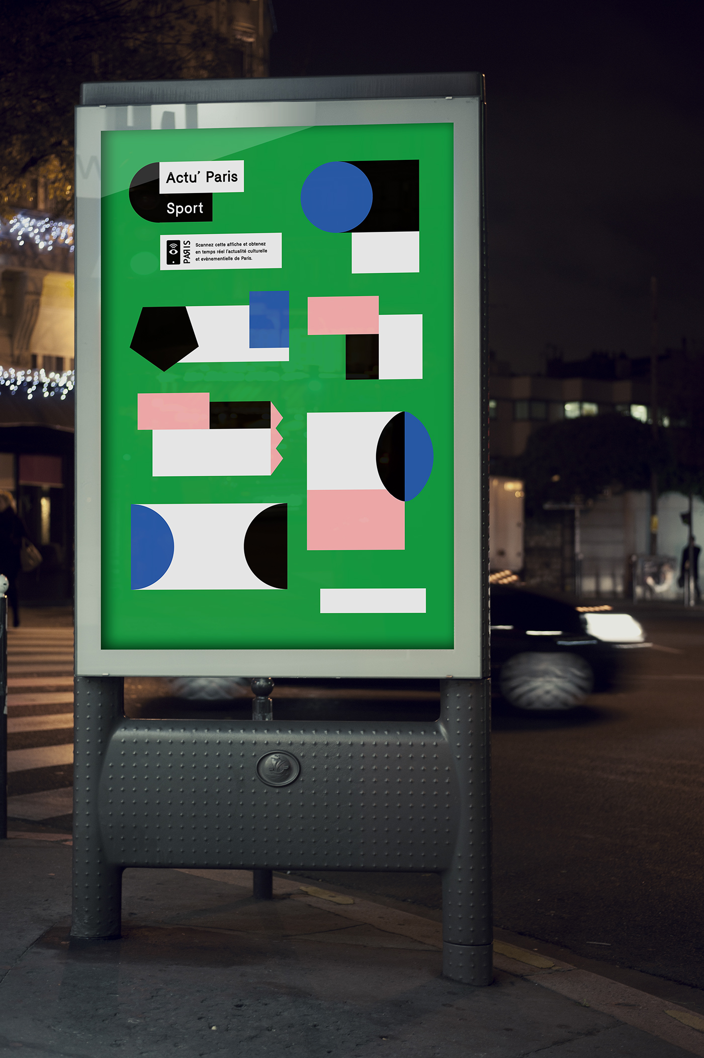 augmented reality réalité augmentée posters affiches 3D geometric Geometrie flat colors virtual