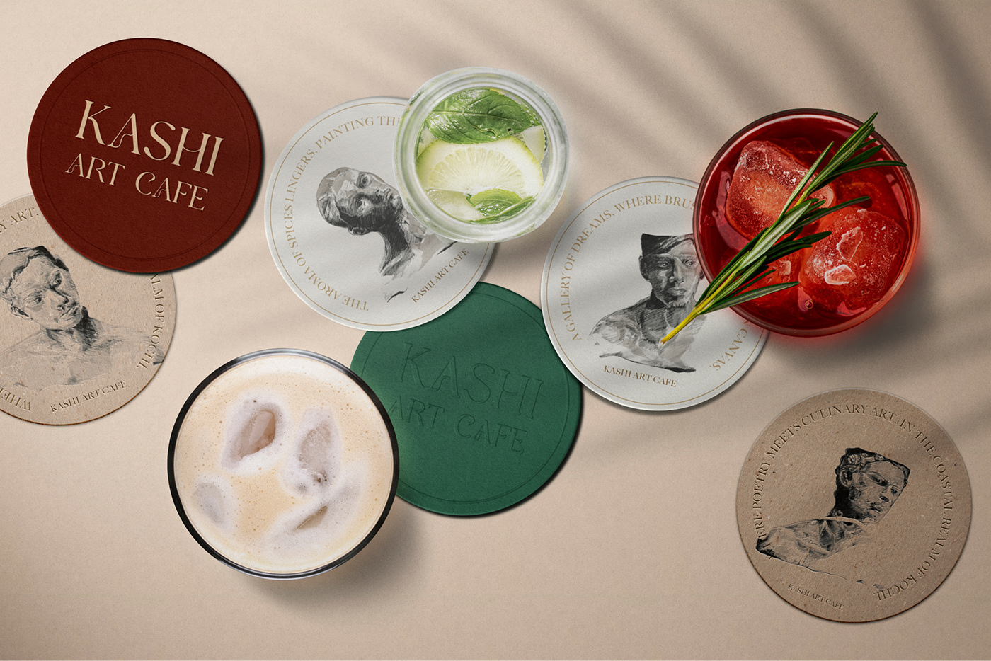 identity menu menudesign restaurant cafe cocktail Kochi Logotype