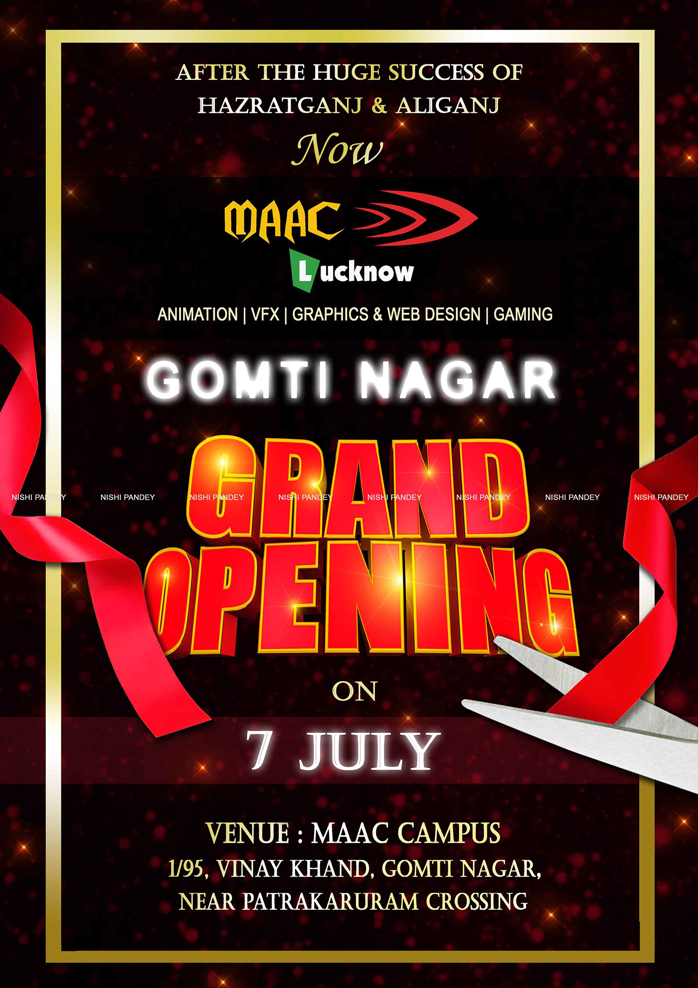 poster design Advertising  MAAC graphic designer Lucknow India