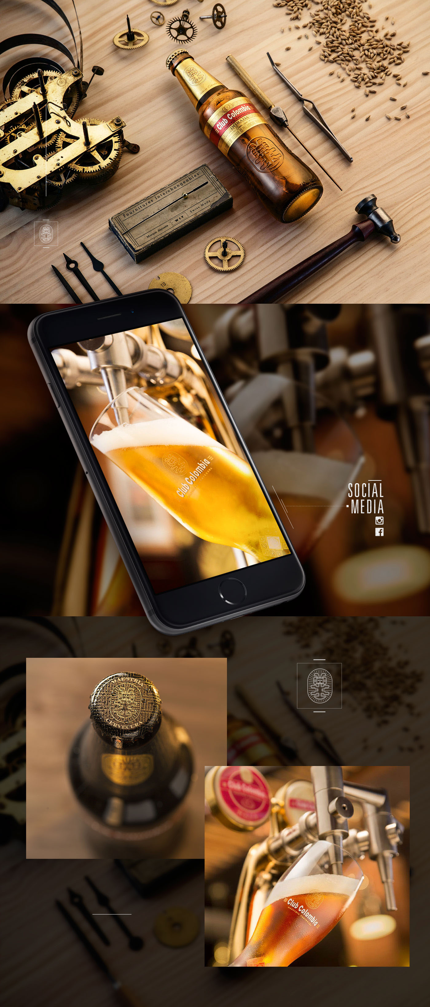 #ClubColombia club colombia beauty content beer design ArtDirection