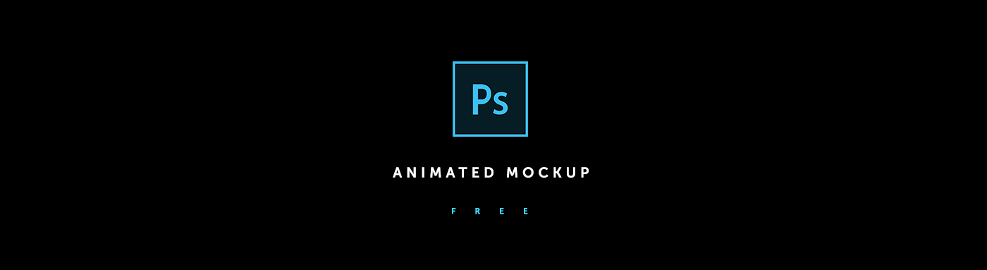 photoshop animation  Mockup free freebies logo psd download Logotype dribbble