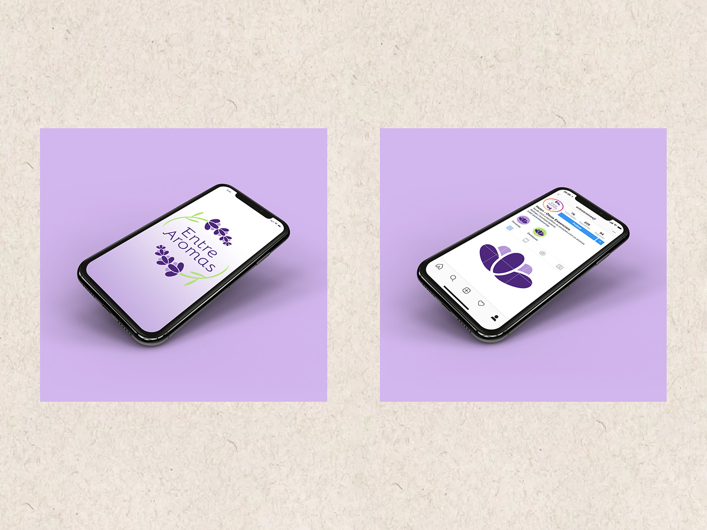 branding  criação design gráfico identidade visual lavanda lavender Logo Design marca óleos essenciais publicidade