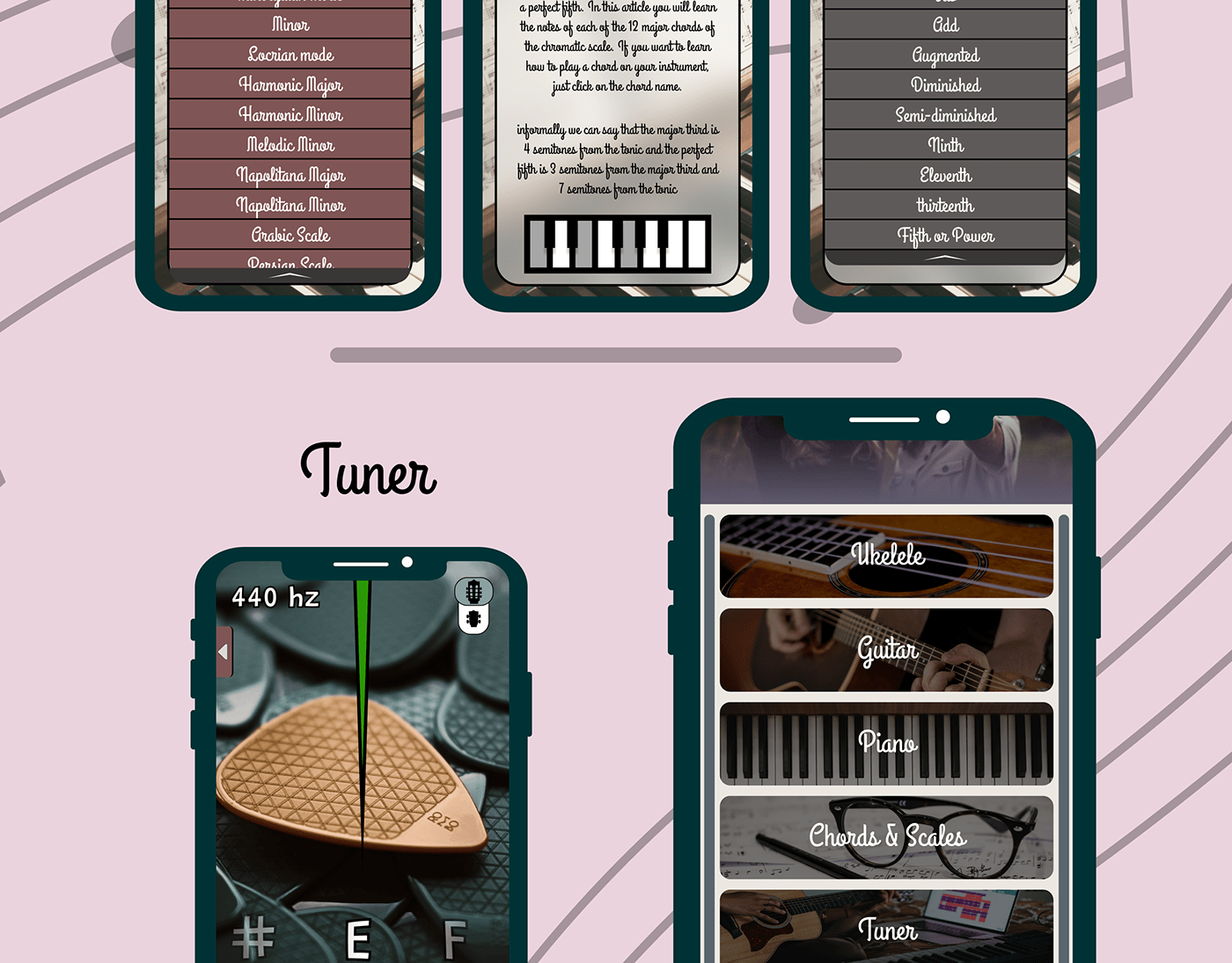 chords design Figma figma design mobile app design music