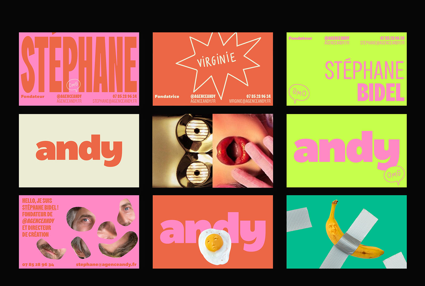 Advertising  agency branding  colorful identity logo brand graphic design  social media studio bingo