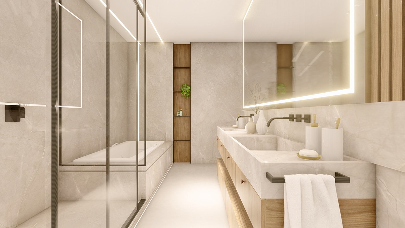 ARQUITETURA banheiro banheiro casal banheiro suite interior design  interiores projeto de arquitetura projeto de interiores