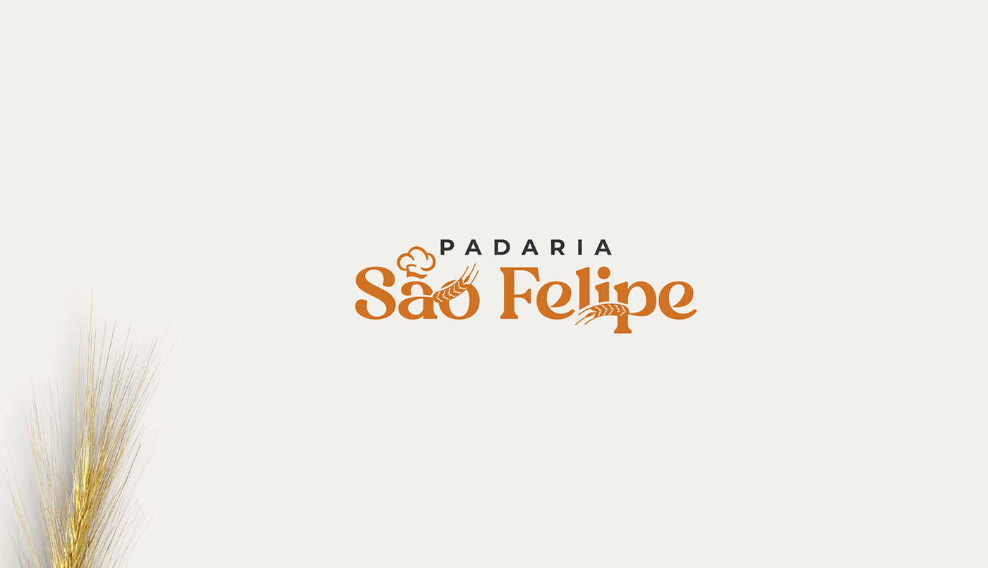 pao Padaria bakery identity brand identity marca logo Logotype brad