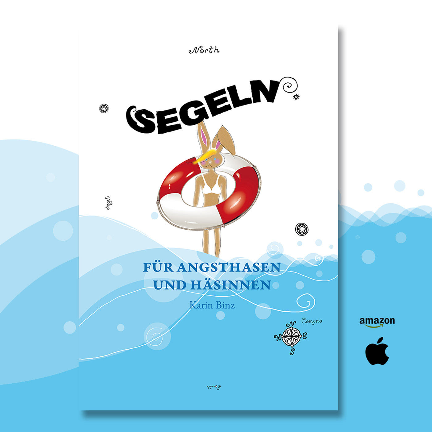 sailing Sails books ILLUSTRATION  Bookdesign karinbinz Segeln yacht book segeltörn
