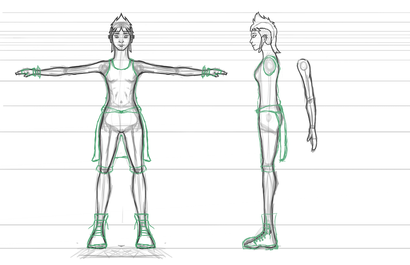 artwork Character design  sketch