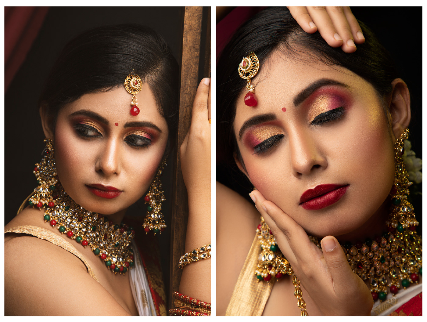 beauty beauty photography bridal Fashion  indian Jewellery makeup model saree traditional