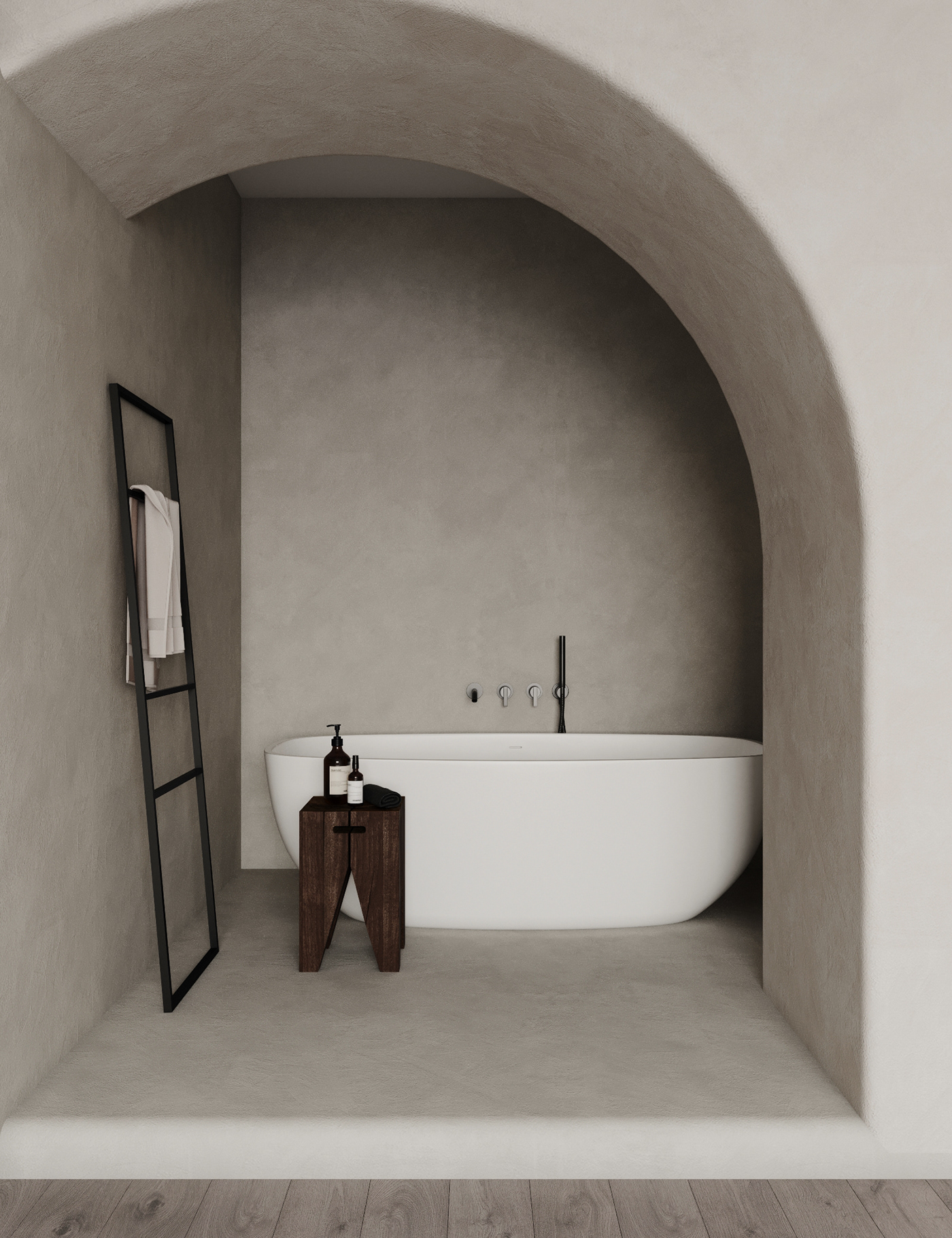 bathroom design design interior design  master bedroom Minimalism Render visualization