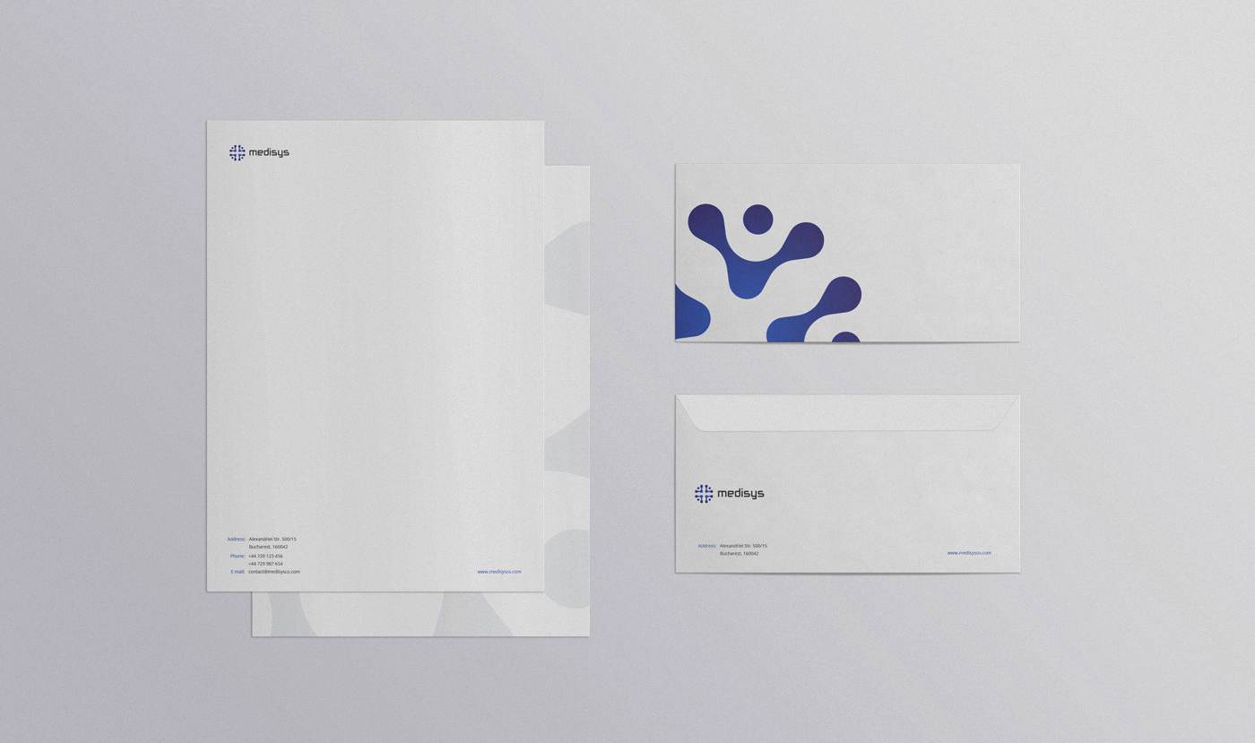 brand identity stationary Collateral software information systems Technology logo hospital clinic medical cross Global