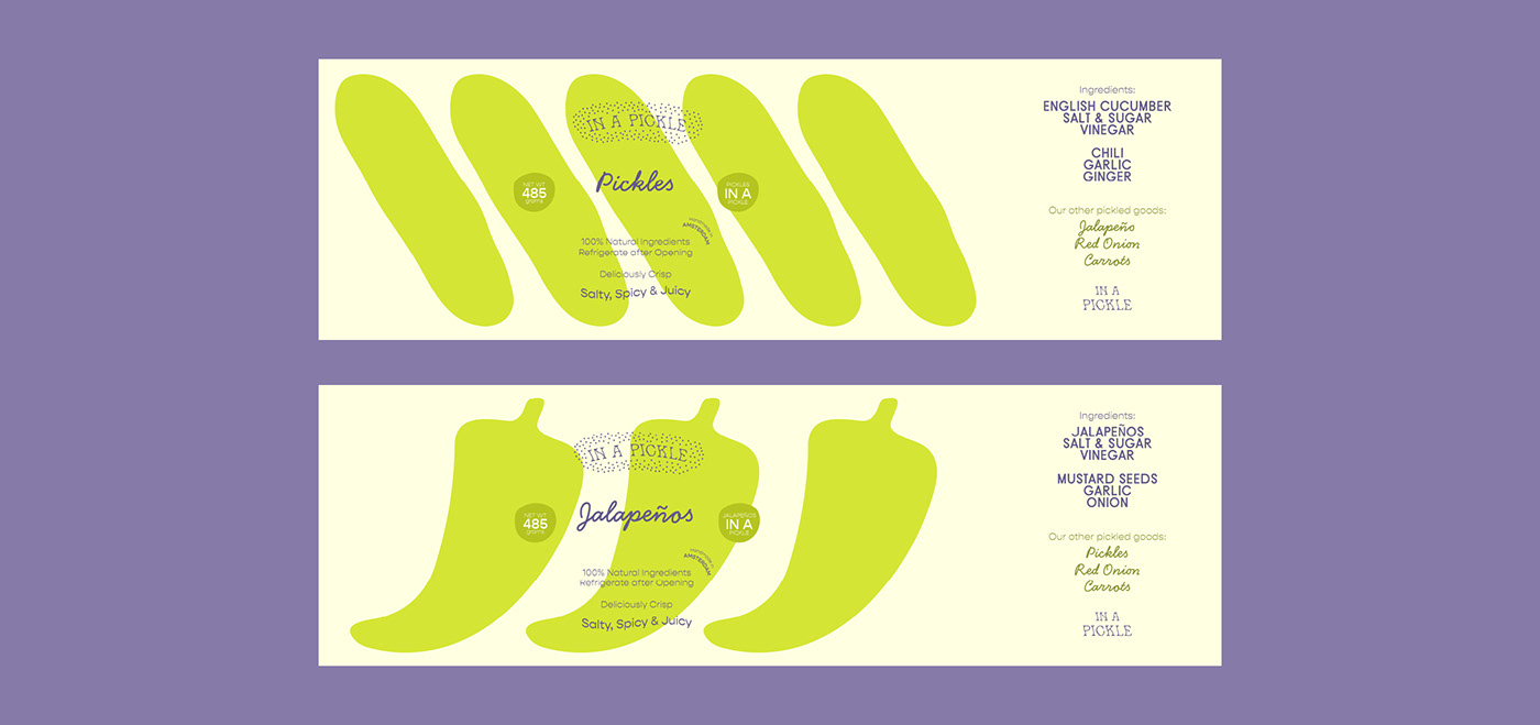 brand identity branding  Food  jar label design Logo Design Logotype pickle pickles visual identity