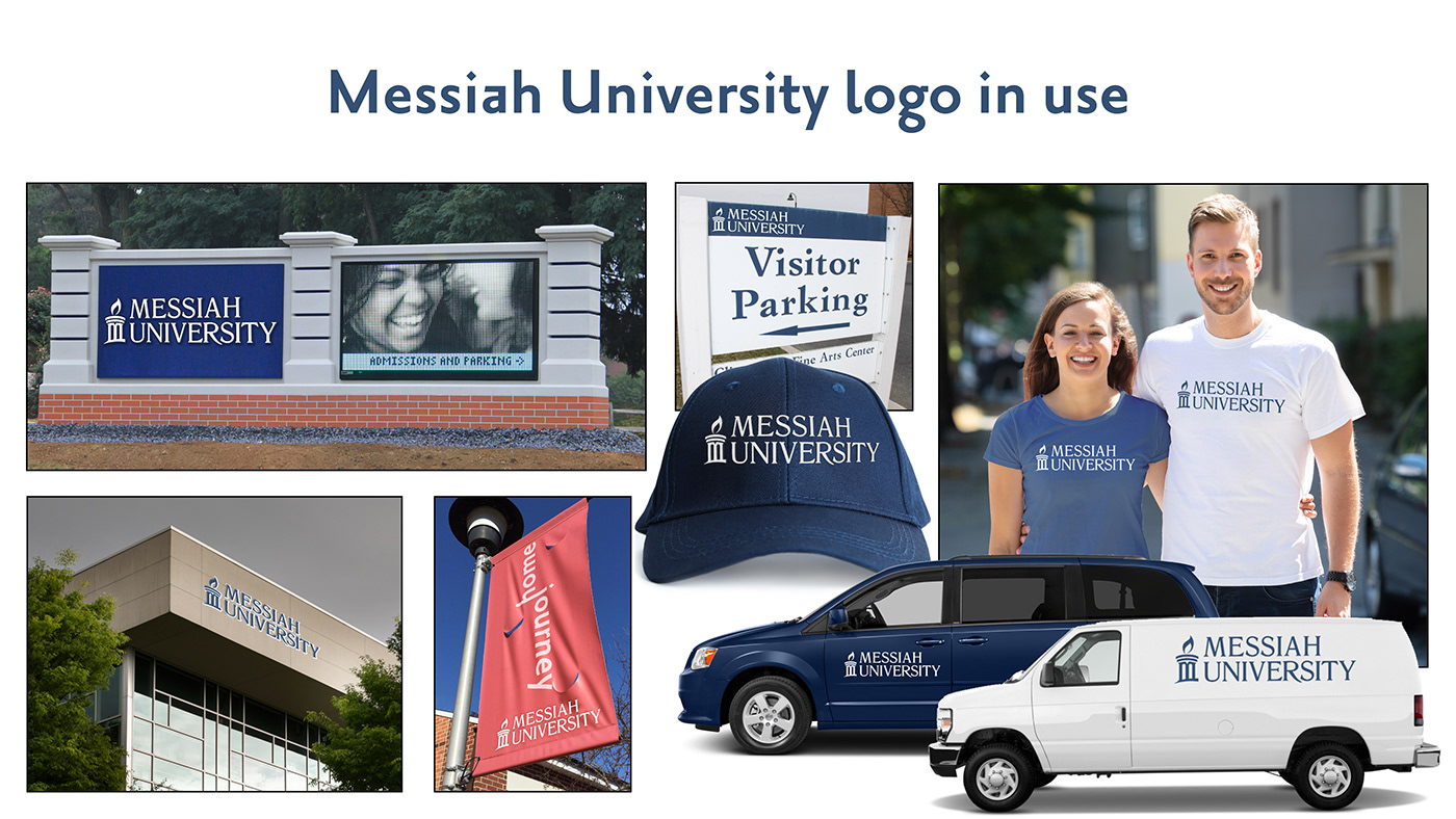 college higher ed logo University visual identity
