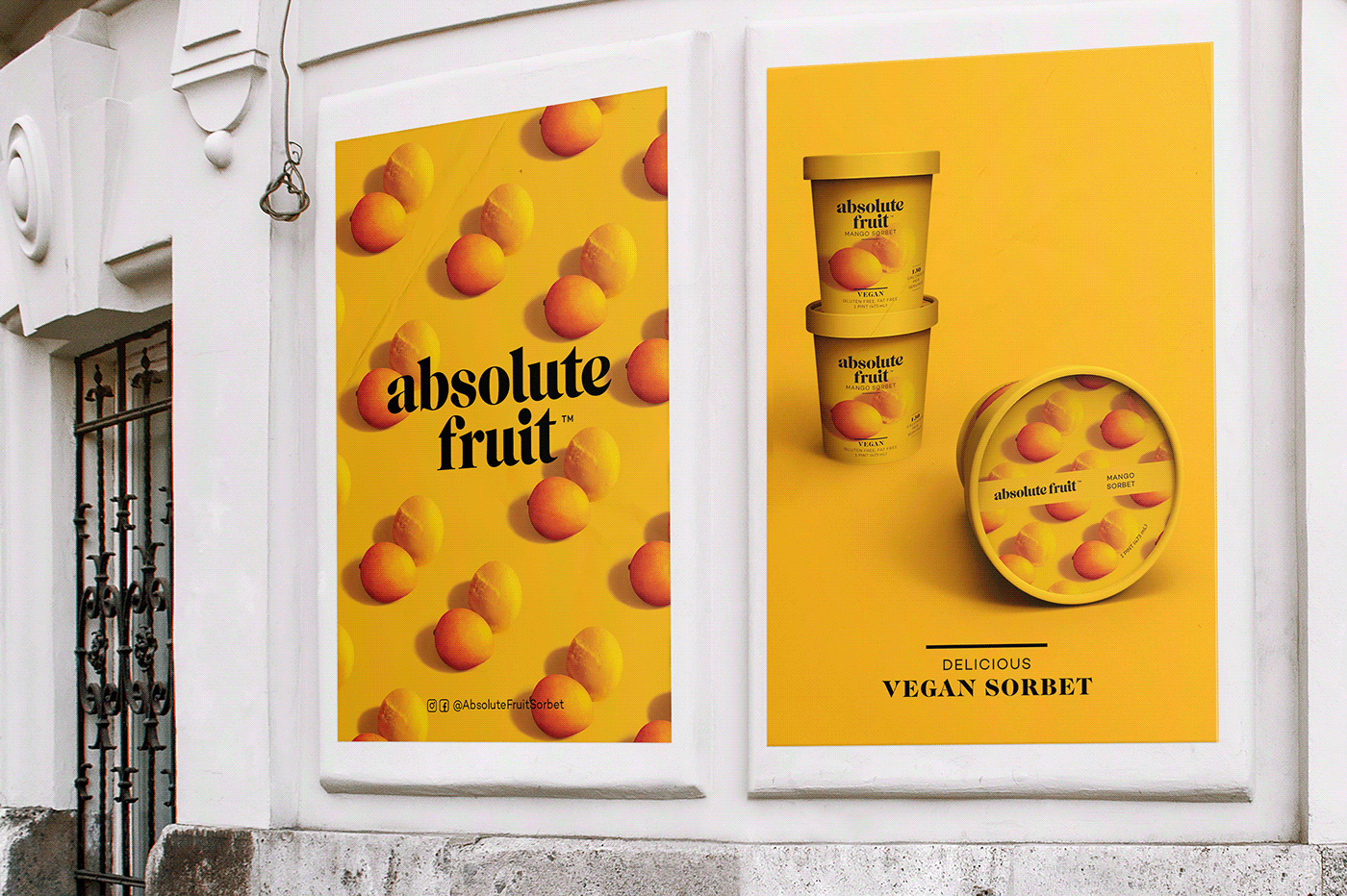 branding  California Food  Fruit ice cream logo Logo Design Logotype Packaging Tropical