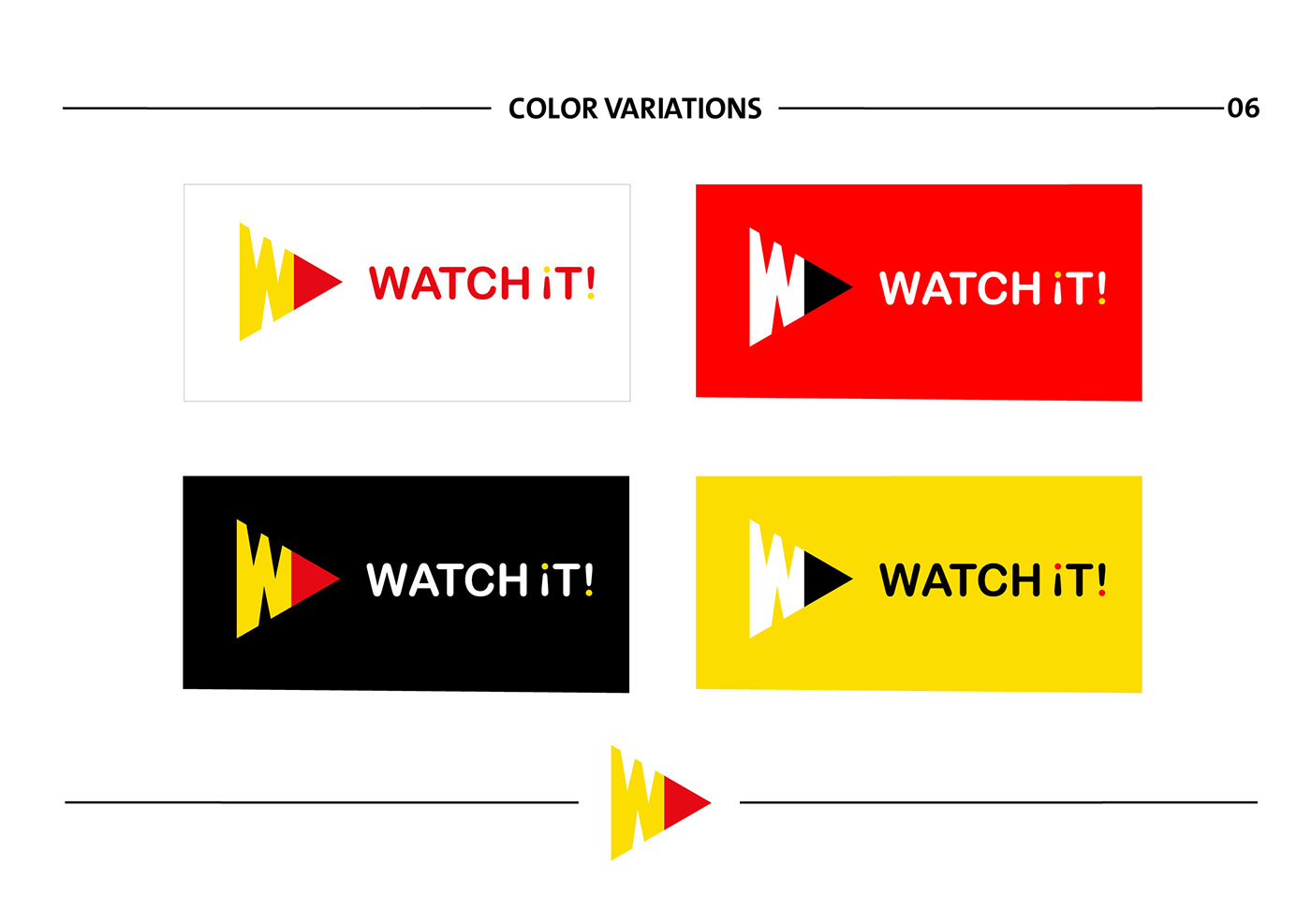 Advertising  brand branding  graphic design  logo logo brand Logo Design rebranding watchit