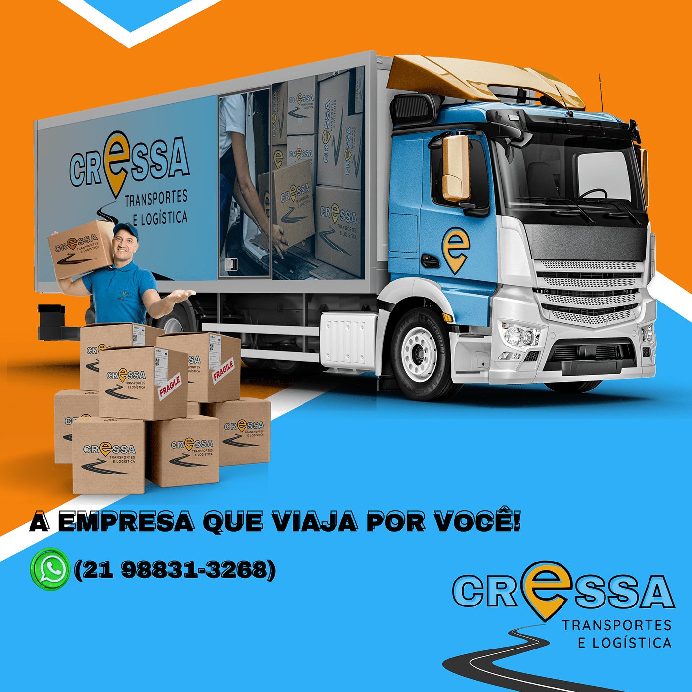 adobe illustrator Caminhão Cartão de Visita identidade visual portfolio Respeito shipping company transportadora Truck visual identity design