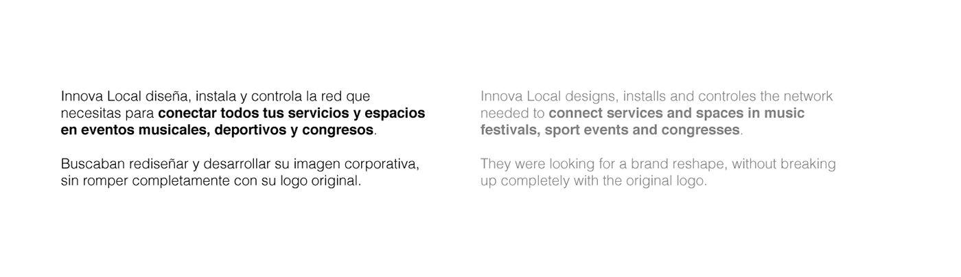 brand branding  innova Internet local network rebranding rediseño festival
