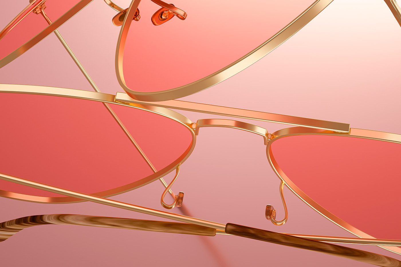 3D Sunglasses glass product art direction  surreal CGI visualization Digital Art  eyewear