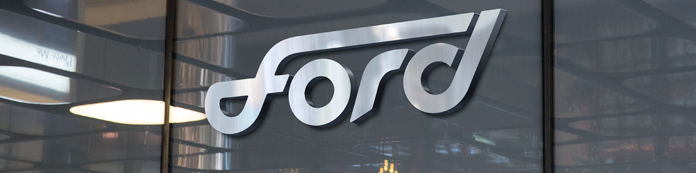 Rebranding logo Ford cars