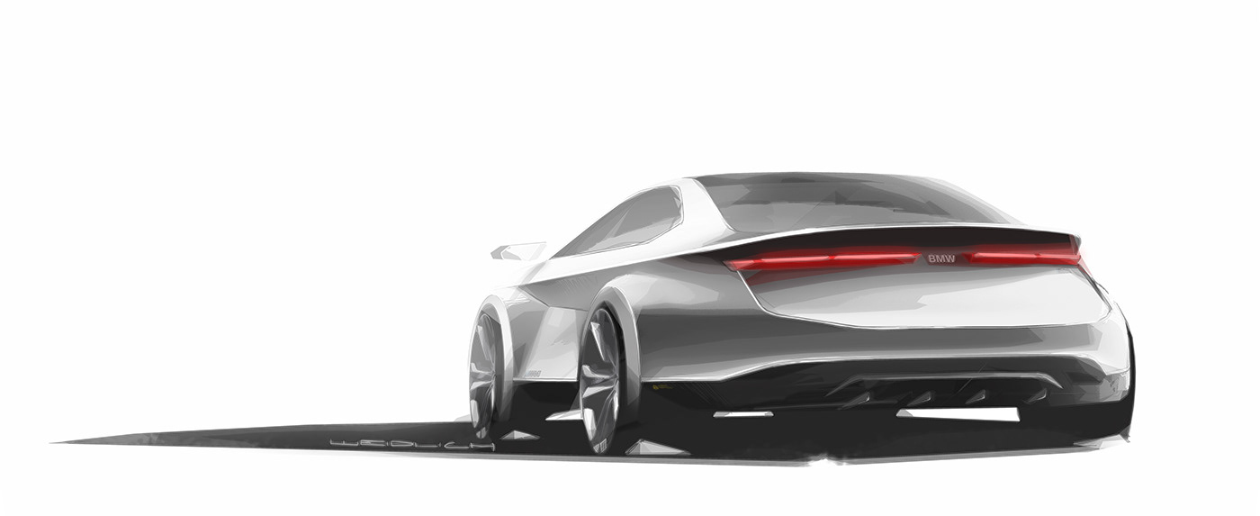 sketch automotive   BMW alfa romeo mercedes design car