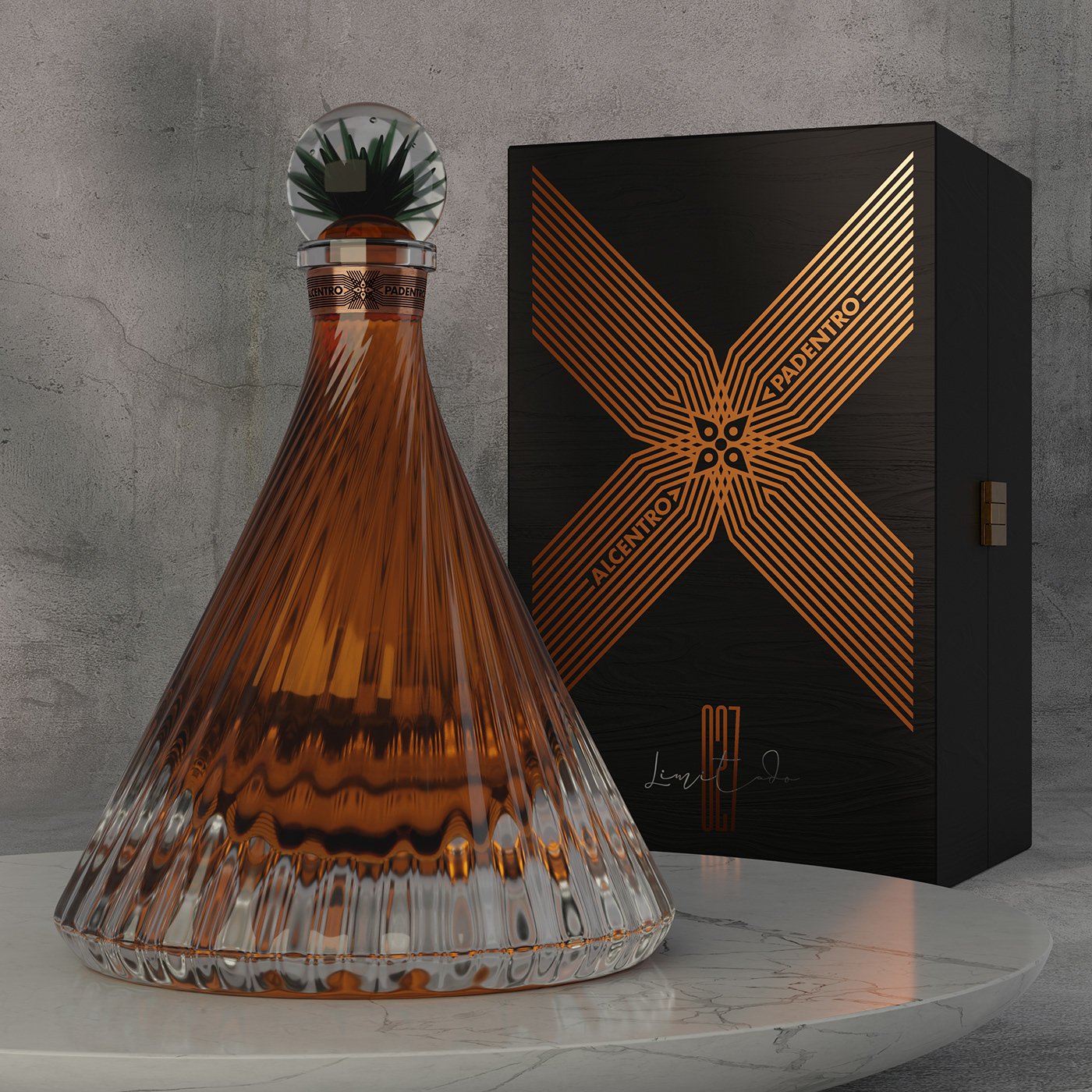 Tequila Packaging liquor bottle design luxury パッケージデザイン